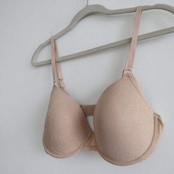 NATORI Sheer Jacquard Full Fit Contour Underwire Bra in Cafe - Size 36C - Picture 6 of 10